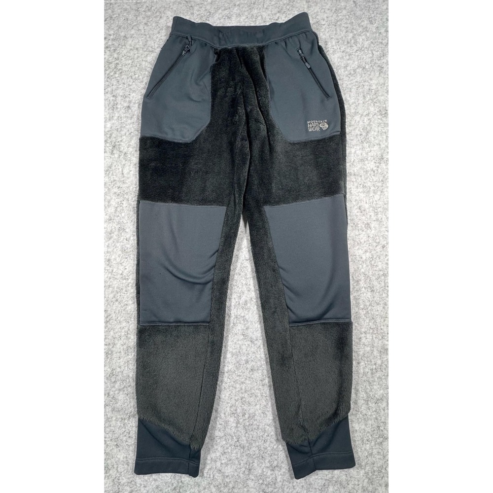 Mountain Hardwear Womens Medium Gray Polartec High Loft Fleece Hiking Joggers